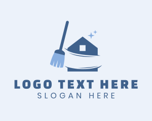 Broom Housekeeper Clean Logo