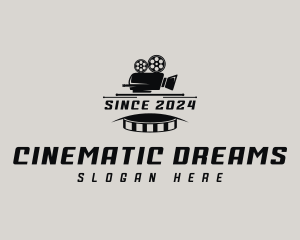 Film Camera Cinema logo design