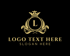 Upscale - Golden Premium Business logo design