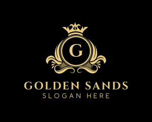 Golden Premium Business logo design