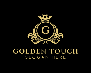 Golden Premium Business logo design