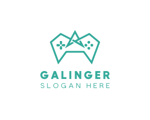 Polygon - Gaming Polygon Controller logo design