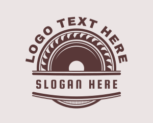 Saw - Carpentry Circular Saw logo design