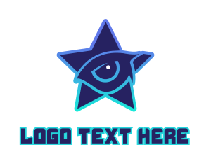 Iris - Blue Eye Star logo design