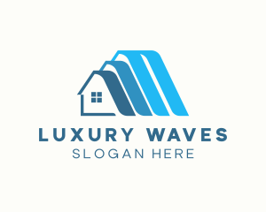 Wave Roof Layer logo design