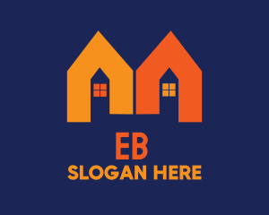 Geometric - Orange Housing Property logo design