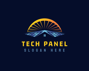 Panel - Home Solar Panel logo design