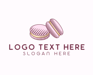 Sweet - Macaroon Pastry Dessert logo design