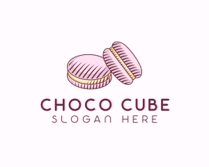 Sweet - Macaroon Pastry Dessert logo design