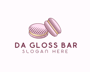 Macaroon Pastry Dessert logo design