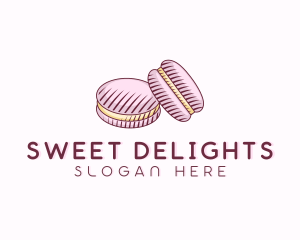 Dessert - Macaroon Pastry Dessert logo design