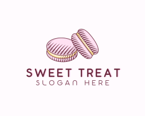 Pastry - Macaroon Pastry Dessert logo design