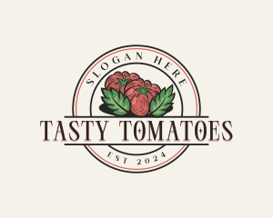 Homegrown Organic Tomato logo design