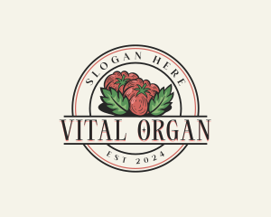 Homegrown Organic Tomato logo design