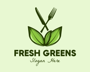 Salad - Healthy Greens Salad Food logo design