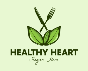 Healthy Greens Salad Food logo design