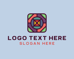 Mosaic Art App logo design