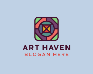 Mosaic Art App logo design