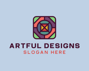 Mosaic Art App logo design