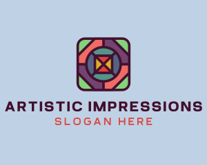 Mosaic Art App logo design