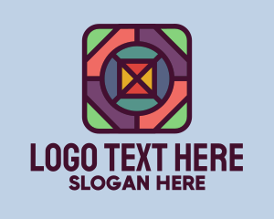 Polygonal - Mosaic Art App logo design