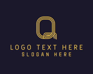 Letter Q - Digital IT Programming logo design