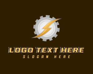 Cog - Electric Thunder Gear logo design