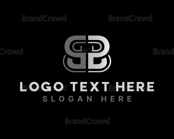 Stylish Marketing Reflection Letter B Logo