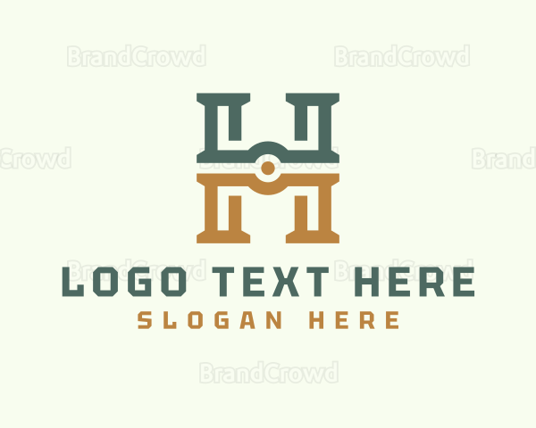 Professional Business Letter H Logo