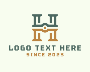 Text - Professional Letter H logo design