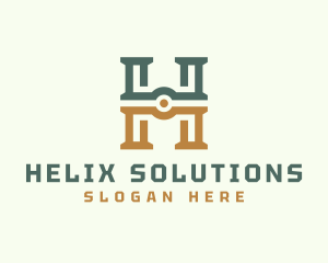 Professional Letter H logo design