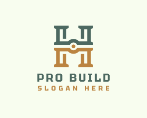 Professional Letter H logo design