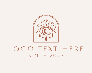 Theraputic - Mystic Eye Fortune Teller logo design