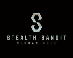 Industrial Steel Letter S logo design