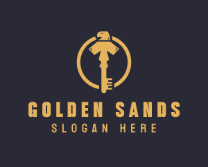 Golden Bird Key logo design