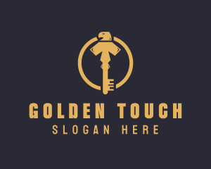 Golden Bird Key logo design