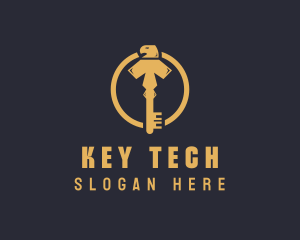 Golden Bird Key logo design