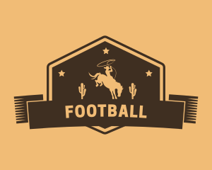 Western Cowboy Horse Logo