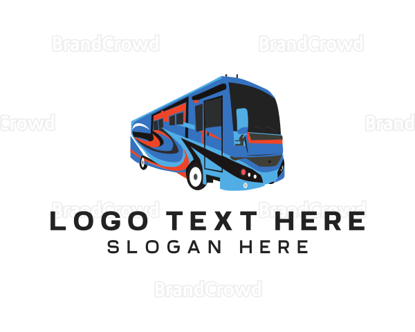 Tourist Bus Transport Logo