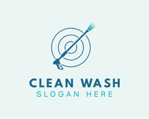 Washer - Pressure Washer Cleaner logo design