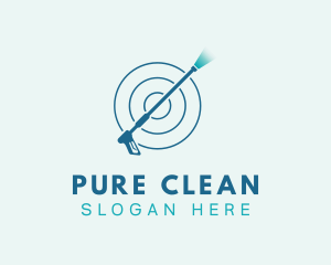 Pressure Washer Cleaner logo design