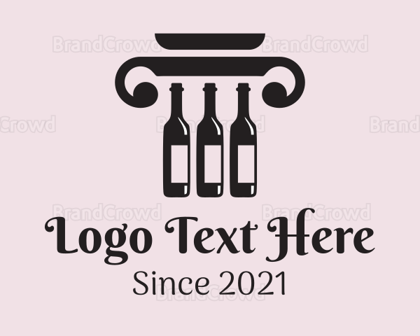 Wine Column Bar Logo