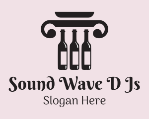 Wine Column Bar  Logo