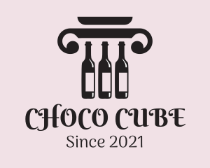 Winery - Wine Column Bar logo design