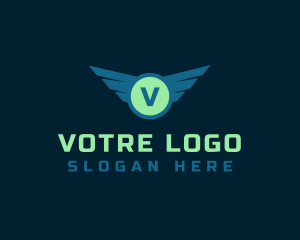 Package - Winged Badge Circle logo design