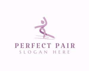 Match - Figure Skating Athlete logo design