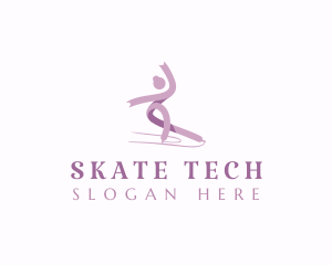 Figure Skating Athlete logo design