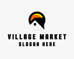 Village - House Village Residence logo design