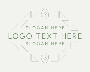 Shape - Minimalist Green Leaf logo design