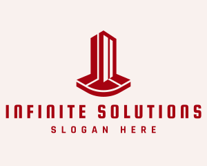 Red Building Property Logo
